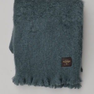 Mantas Ezcaray Mohair Rug - Dark Green