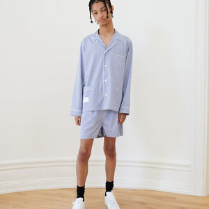 Magniberg - Sugar Shorts - Fine Blue Stripe