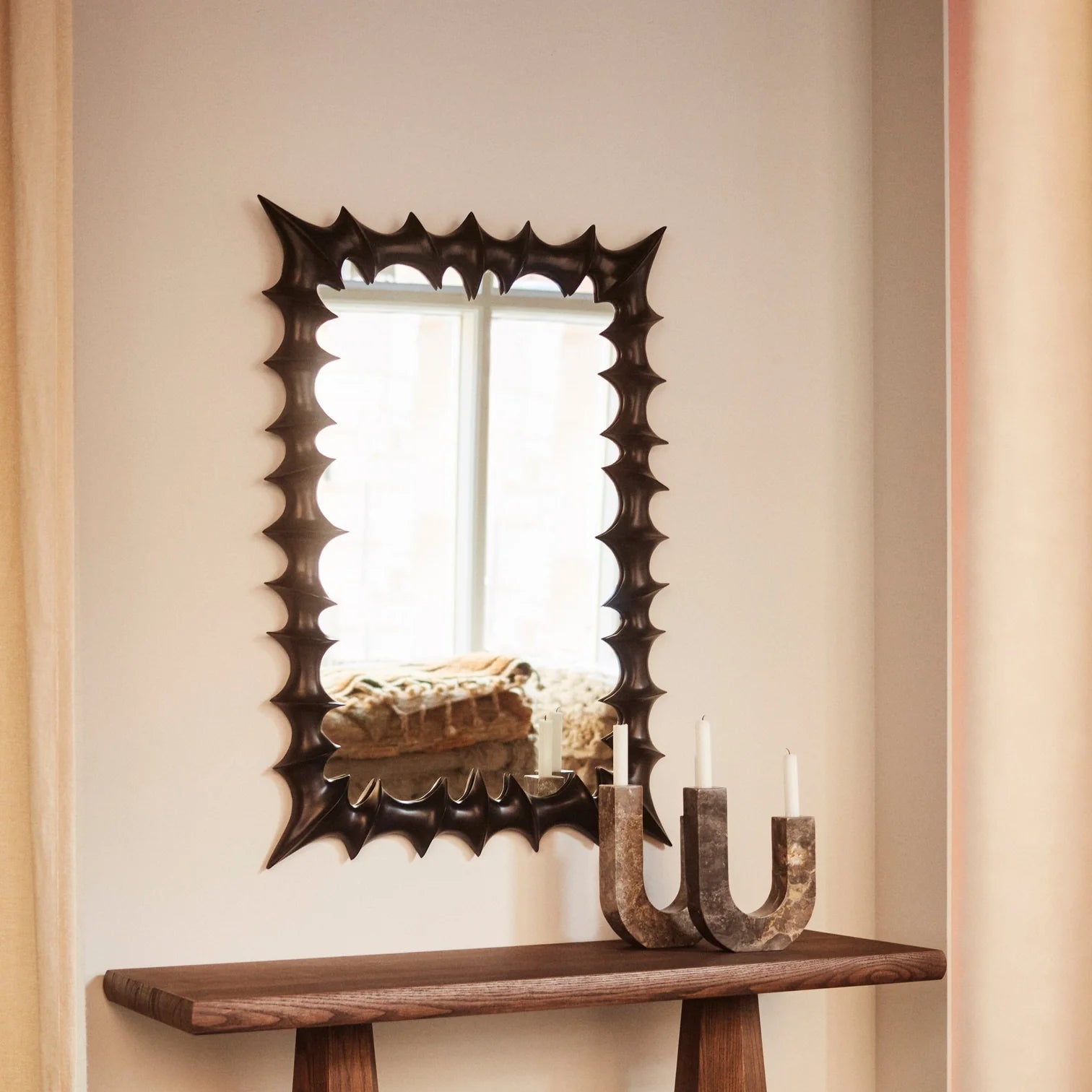 Brutalist mirror - Small - Dusty Deco