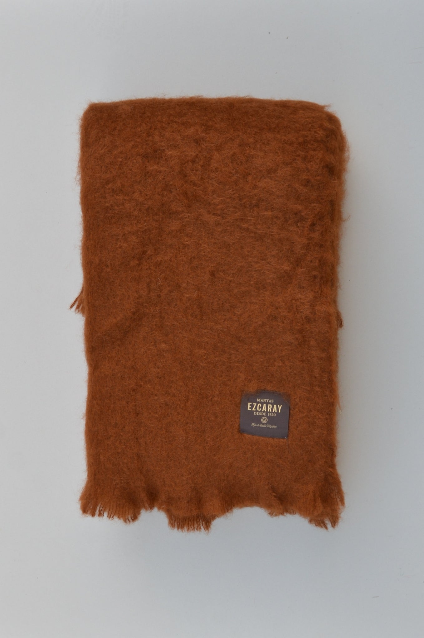 Mantas Ezcaray Mohair Rug - Brown