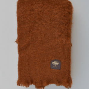 Mantas Ezcaray Mohair Rug - Brown