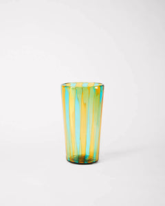 Akua Objects - Augusta - Glas - Mustard/Aquamarine