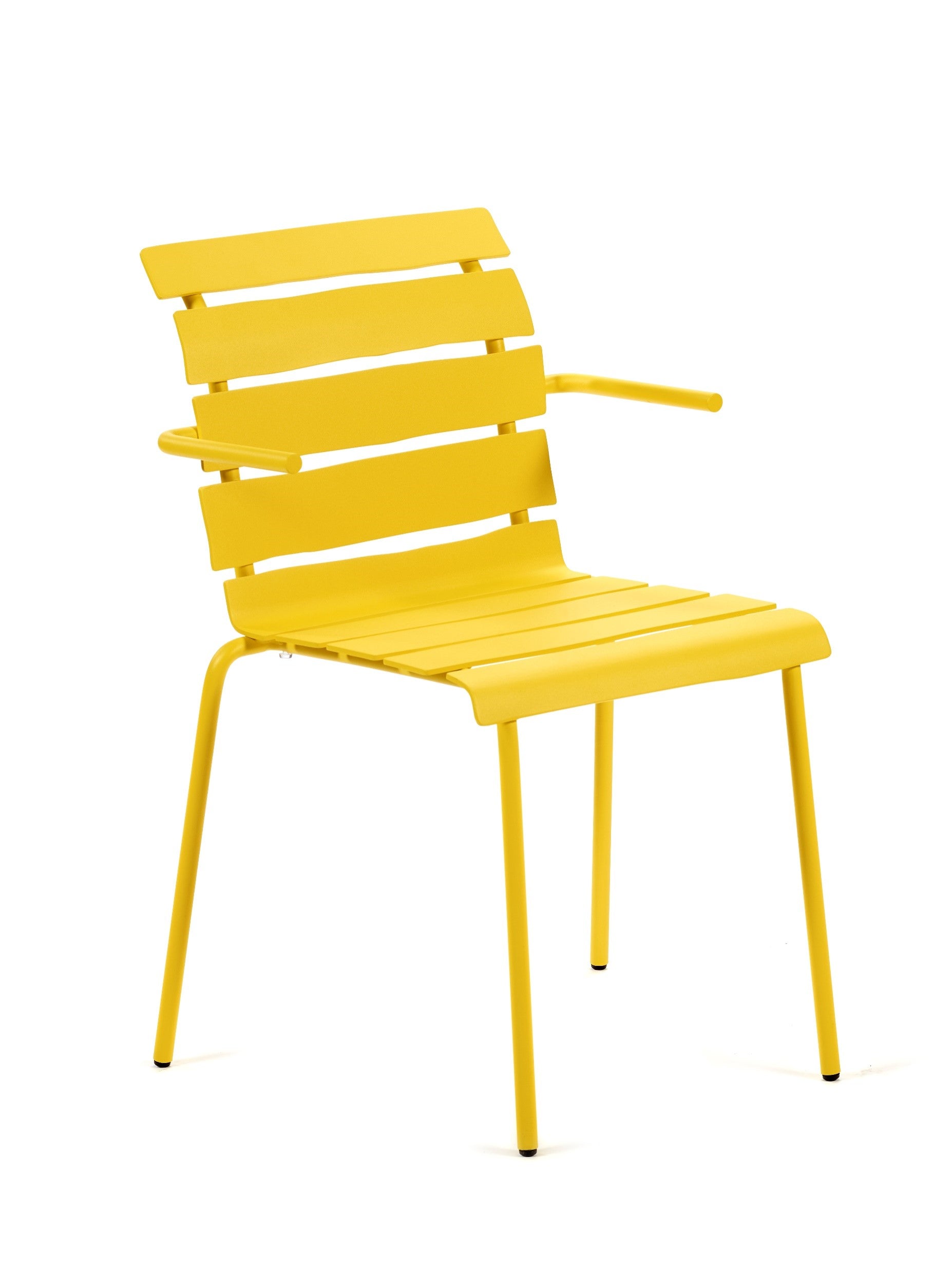 Maarten Baas - Aligned outdoor chair w. armrests - Valerie Objects