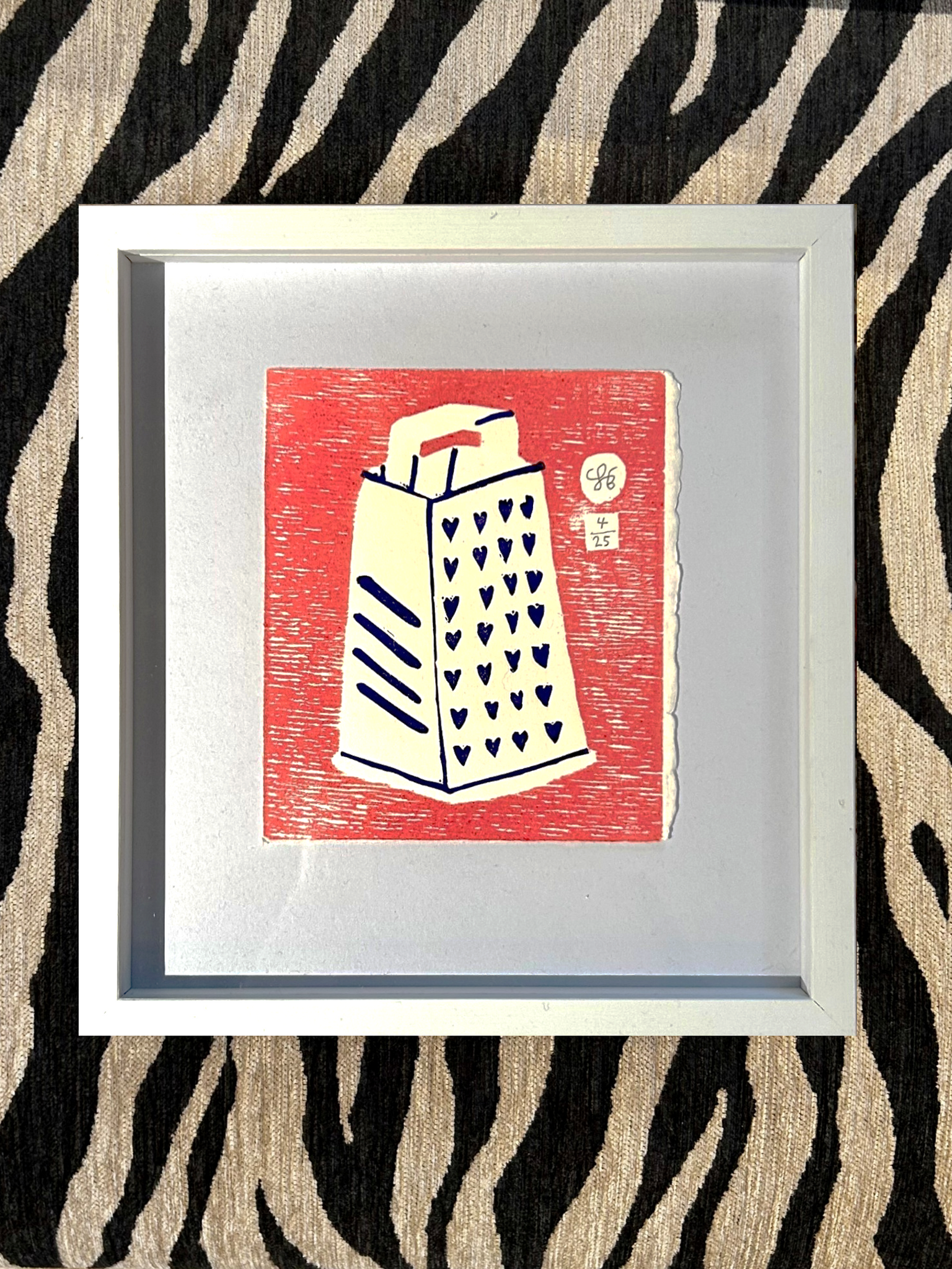 Træ & linoleumstryk - Rivejern - Søren Behncke