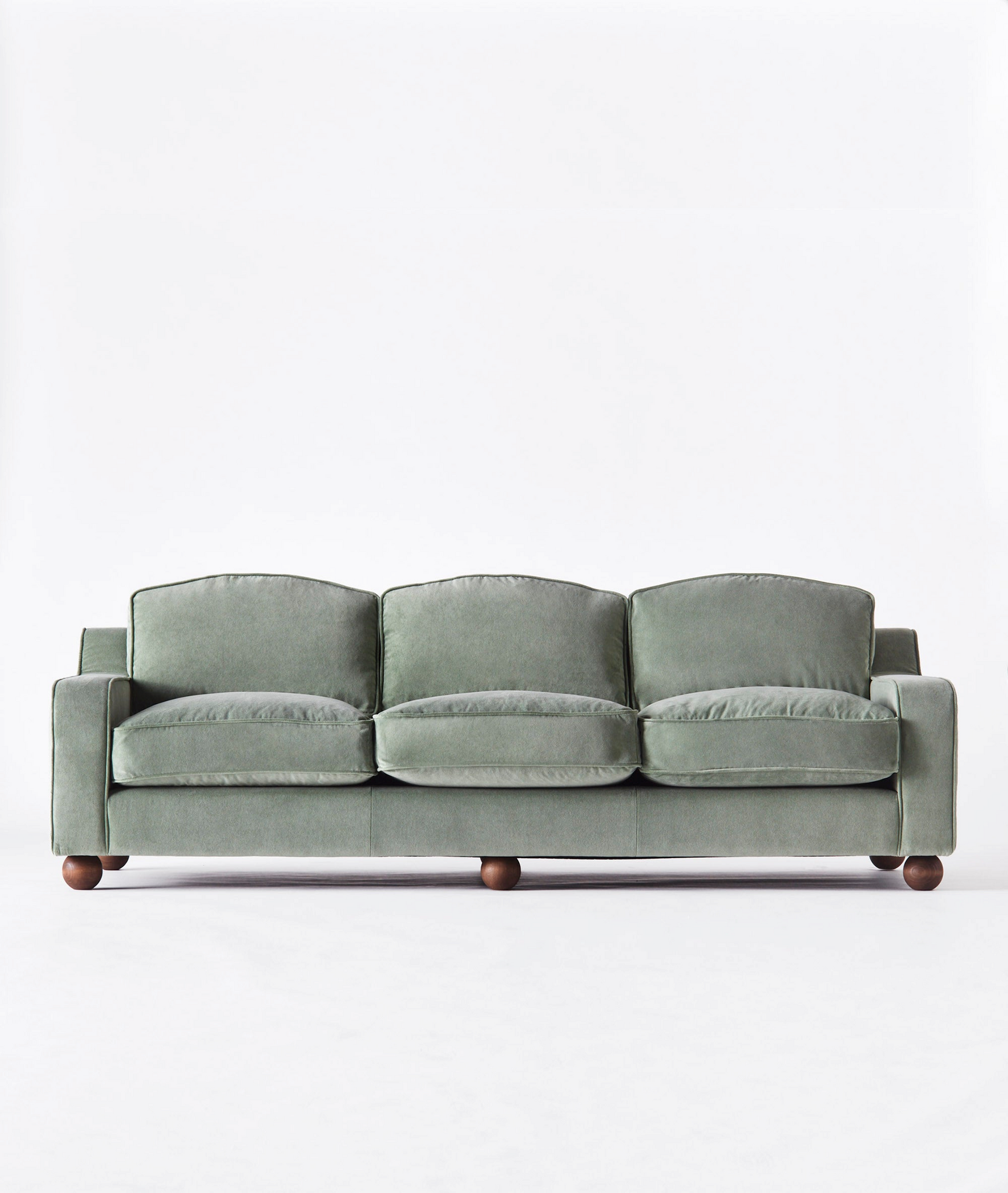 Lola Sofa - Velvet Green - Dusty Deco