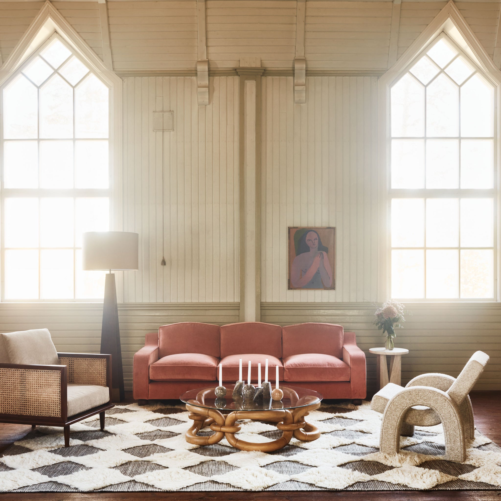 Chess Rya Rug - Grey - Dusty Deco