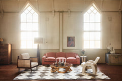Chess Rya Rug - Grey - Dusty Deco