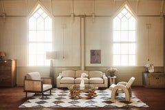 Chess Rya Rug - Grey - Dusty Deco