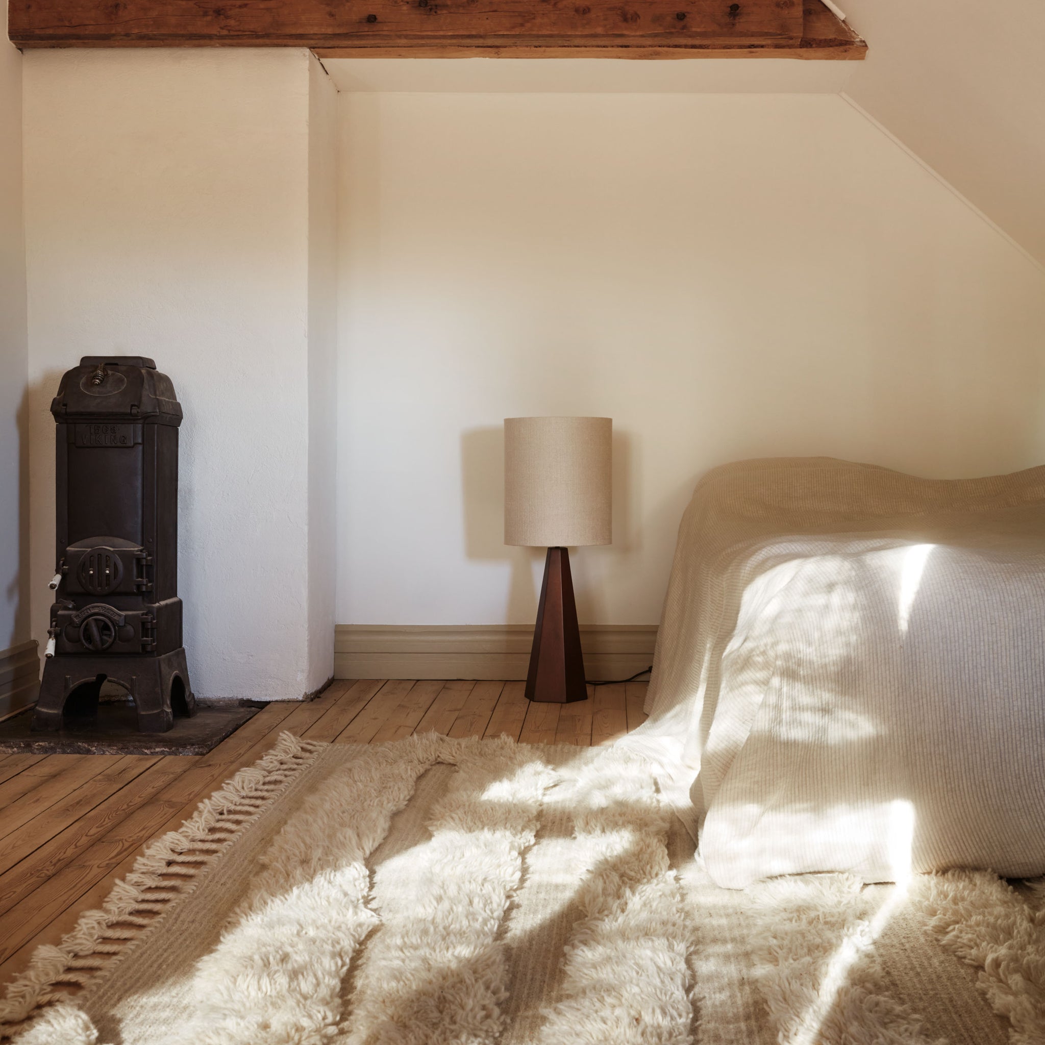 Snake Rya Rug - Off White - Dusty Deco