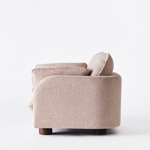 Miles Armchair - Boucle Beiget - Dusty Deco