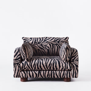Miles Loveseat - Zebra - Dusty Deco