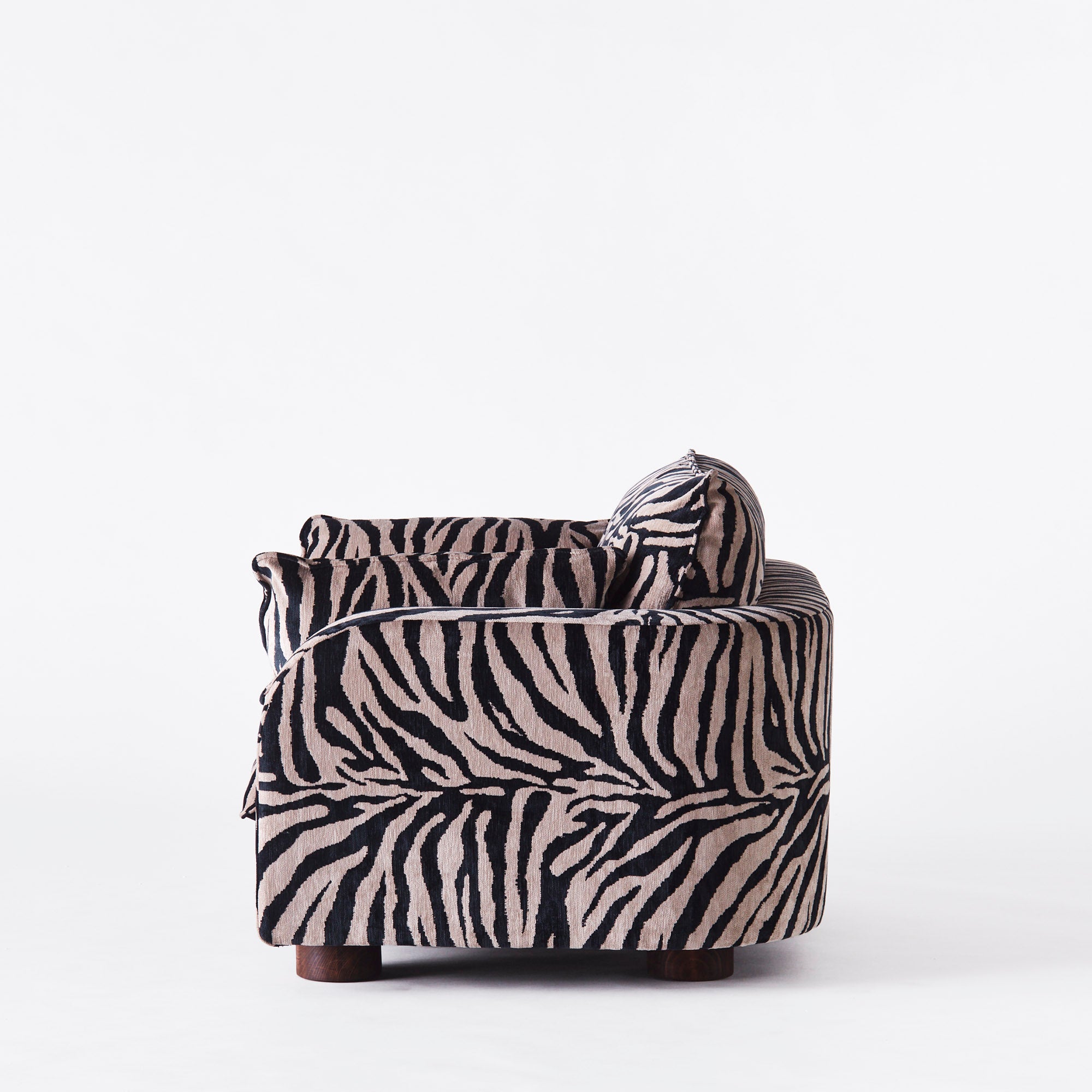Miles Loveseat - Zebra - Dusty Deco