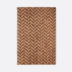 Herringbone Rug - Brown - Dusty Deco