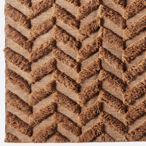 Herringbone Rug - Brown - Dusty Deco