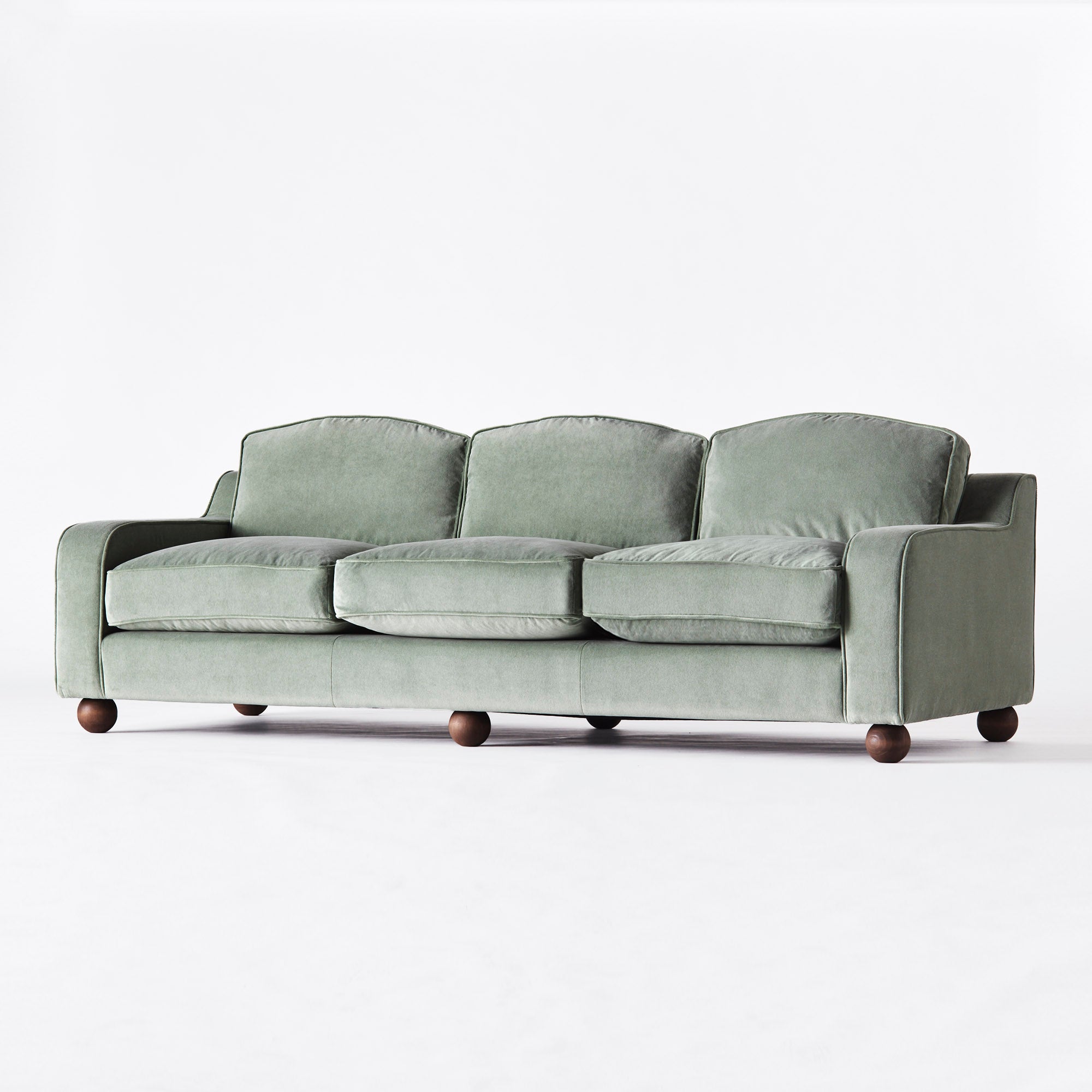 Lola Sofa - Velvet Green - Dusty Deco