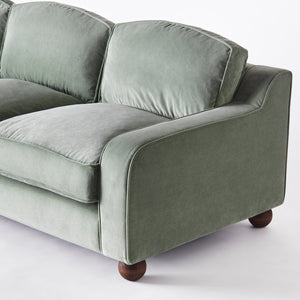 Lola Sofa - Velvet Green - Dusty Deco