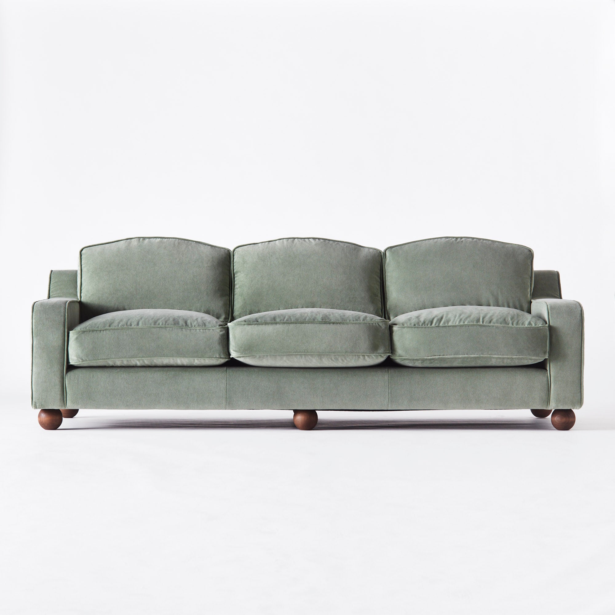 Lola Sofa - Velvet Green - Dusty Deco