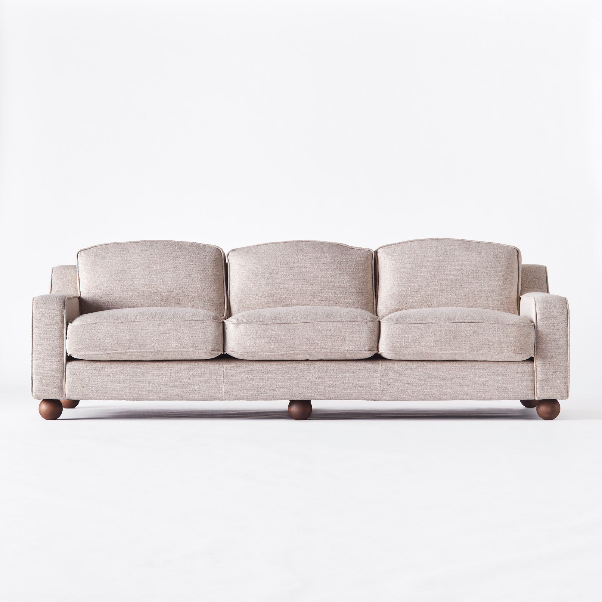 Lola Sofa - Woven Sand - Dusty Deco
