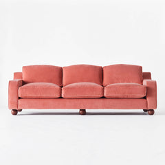 Lola Sofa - Velvet Vintage Pink - Dusty Deco