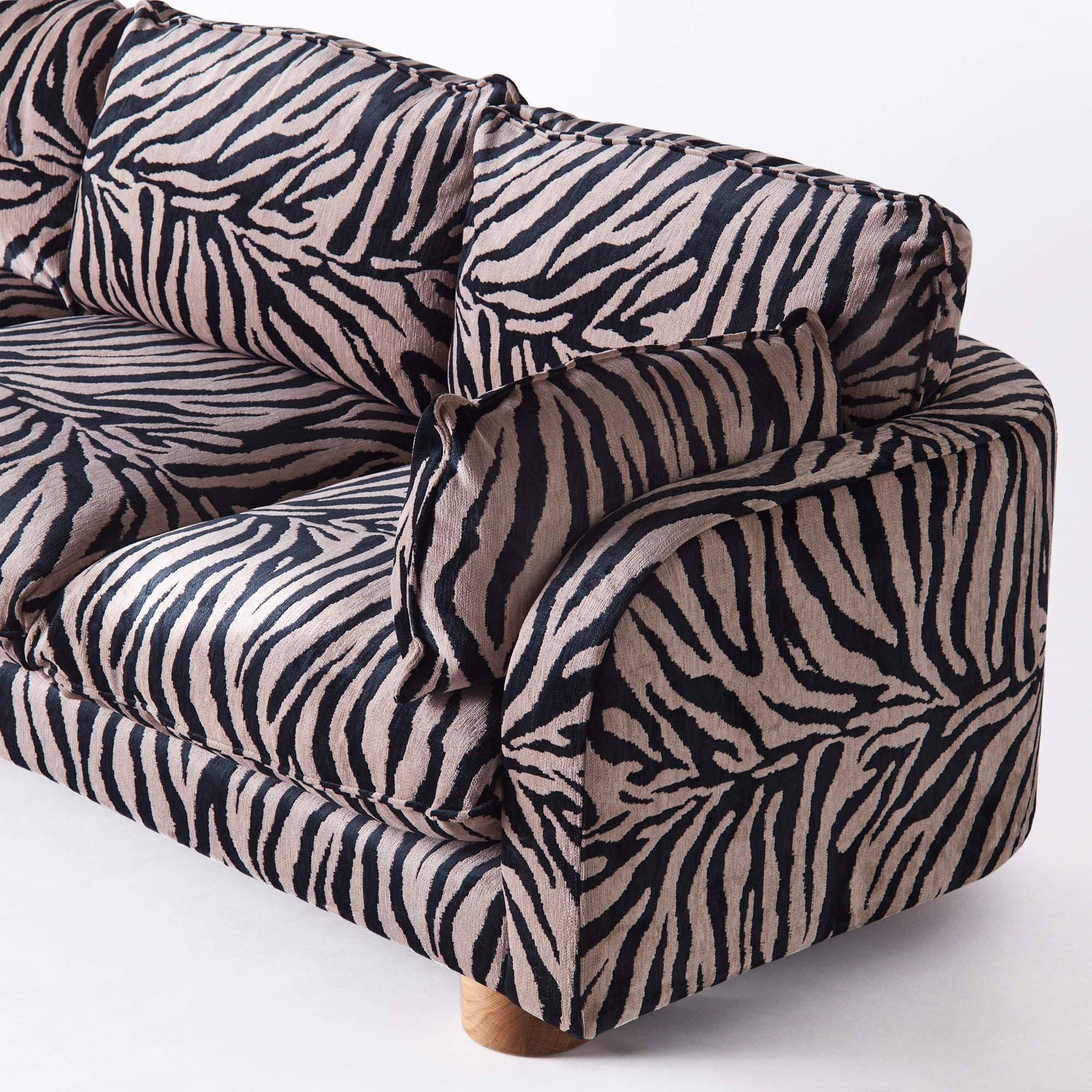 Miles Sofa - Zebra - Dusty Deco