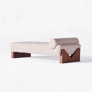 V Daybed - Sheepskin - Dusty Deco
