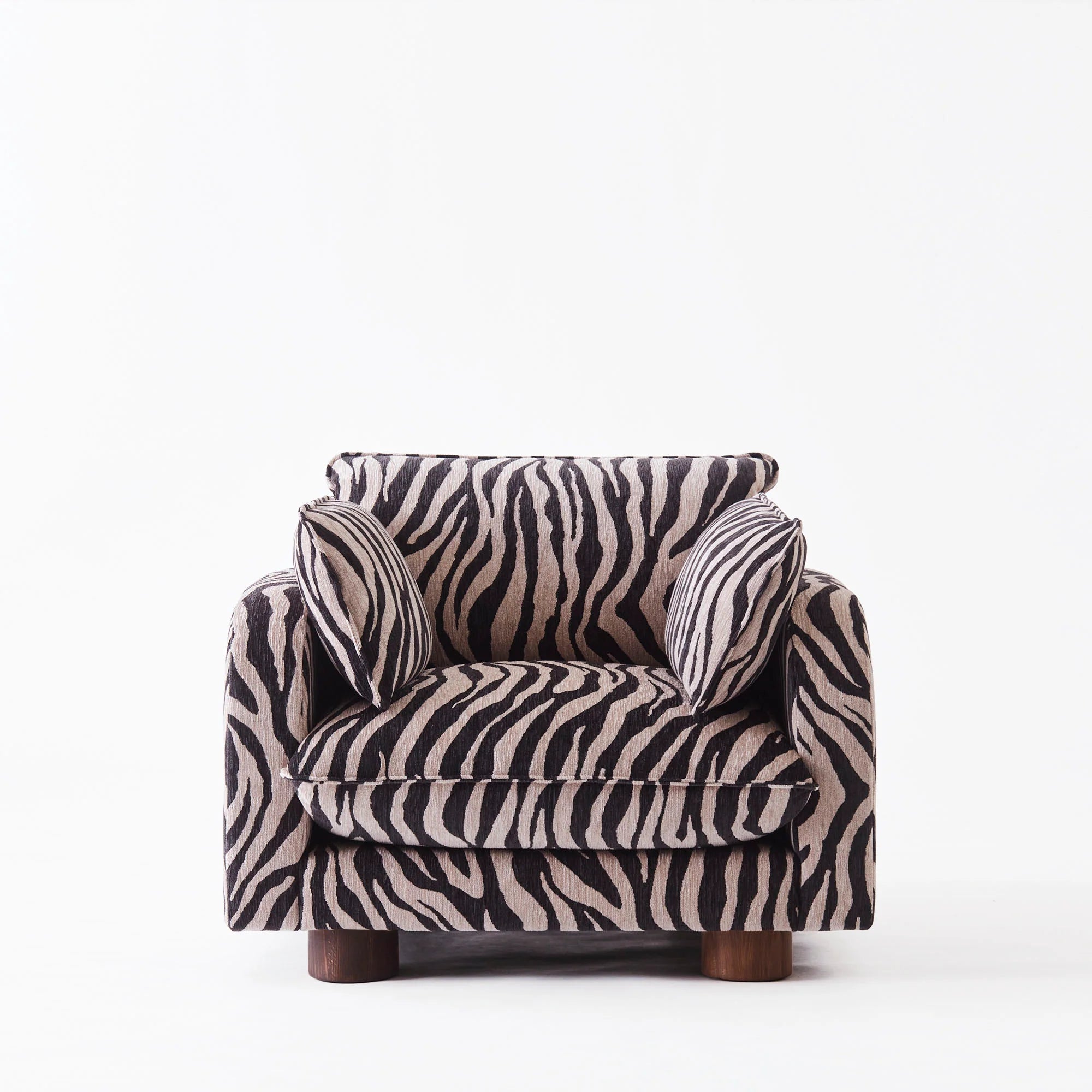 Miles Armchair - Zebra - Dusty Deco