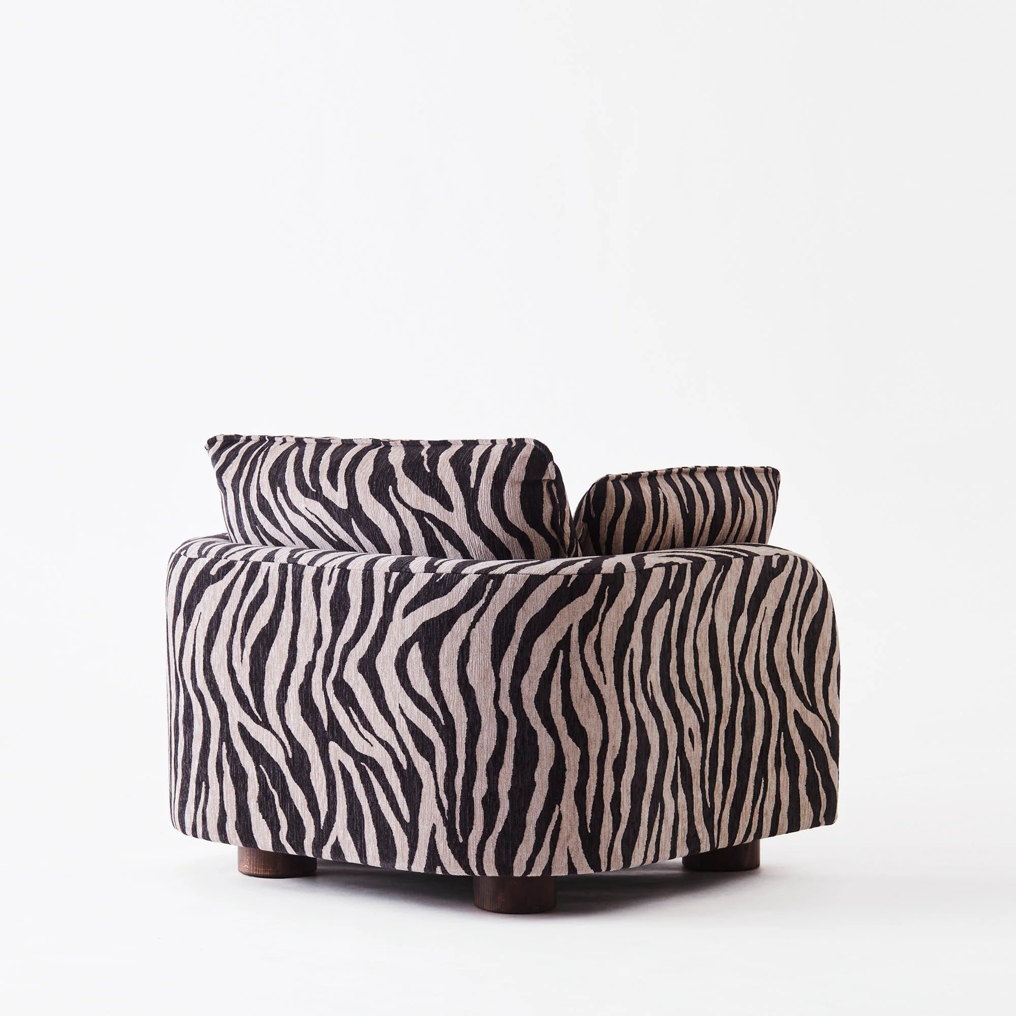 Miles Armchair - Zebra - Dusty Deco