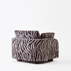 Miles Armchair - Zebra - Dusty Deco