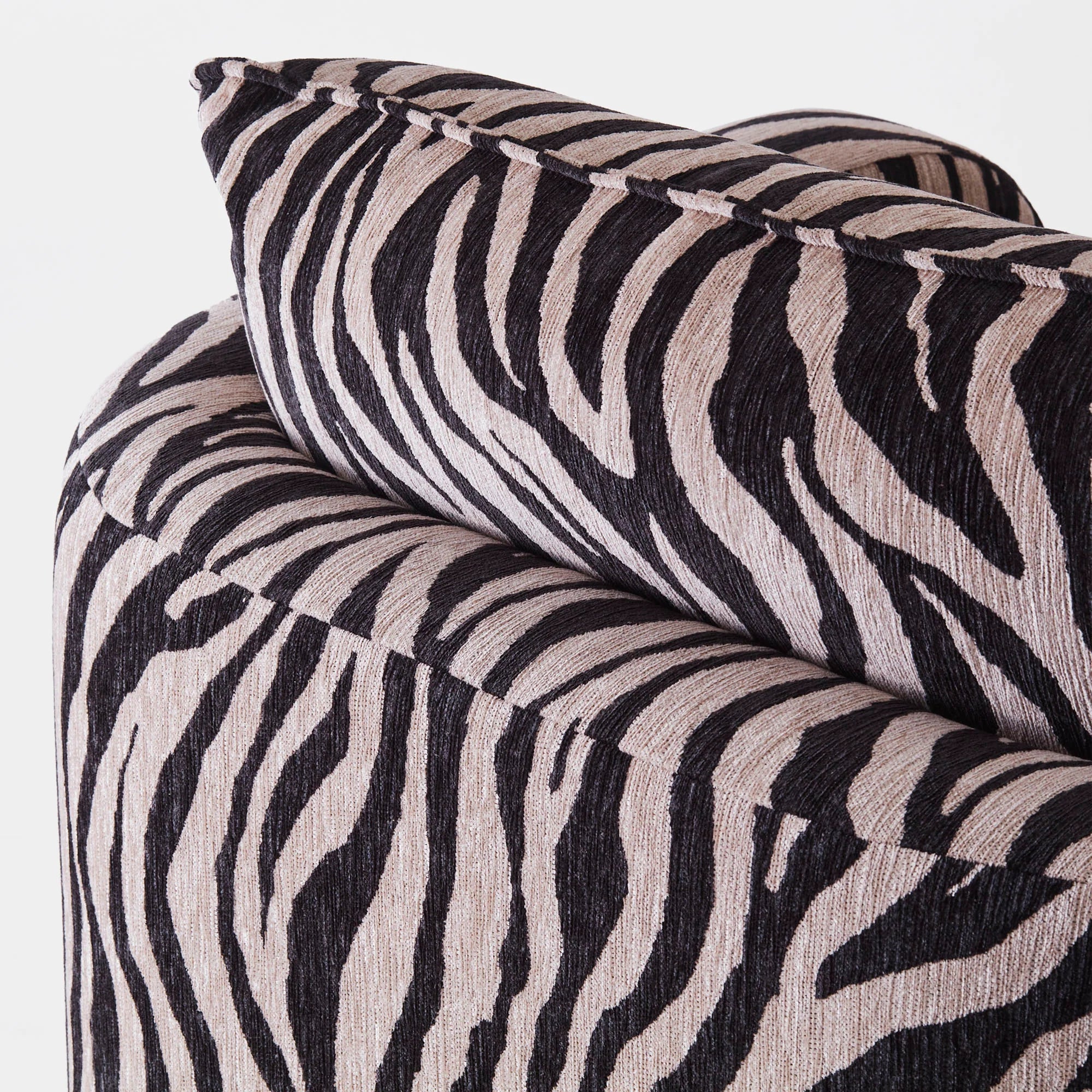 Miles Armchair - Zebra - Dusty Deco
