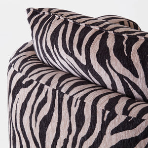 Miles Armchair - Zebra - Dusty Deco