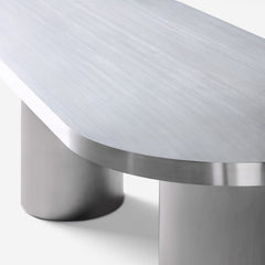 Cufflink Dining Table - Oval - Dusty Deco