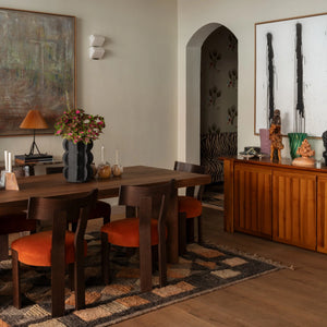 French Dining Table - Walnut - Dusty Deco