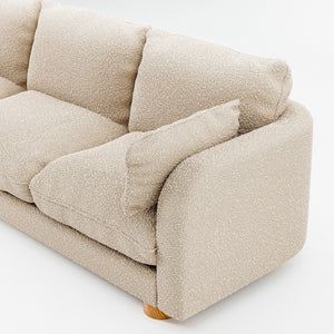 Miles Sofa - Boucle Beig - Dusty Deco