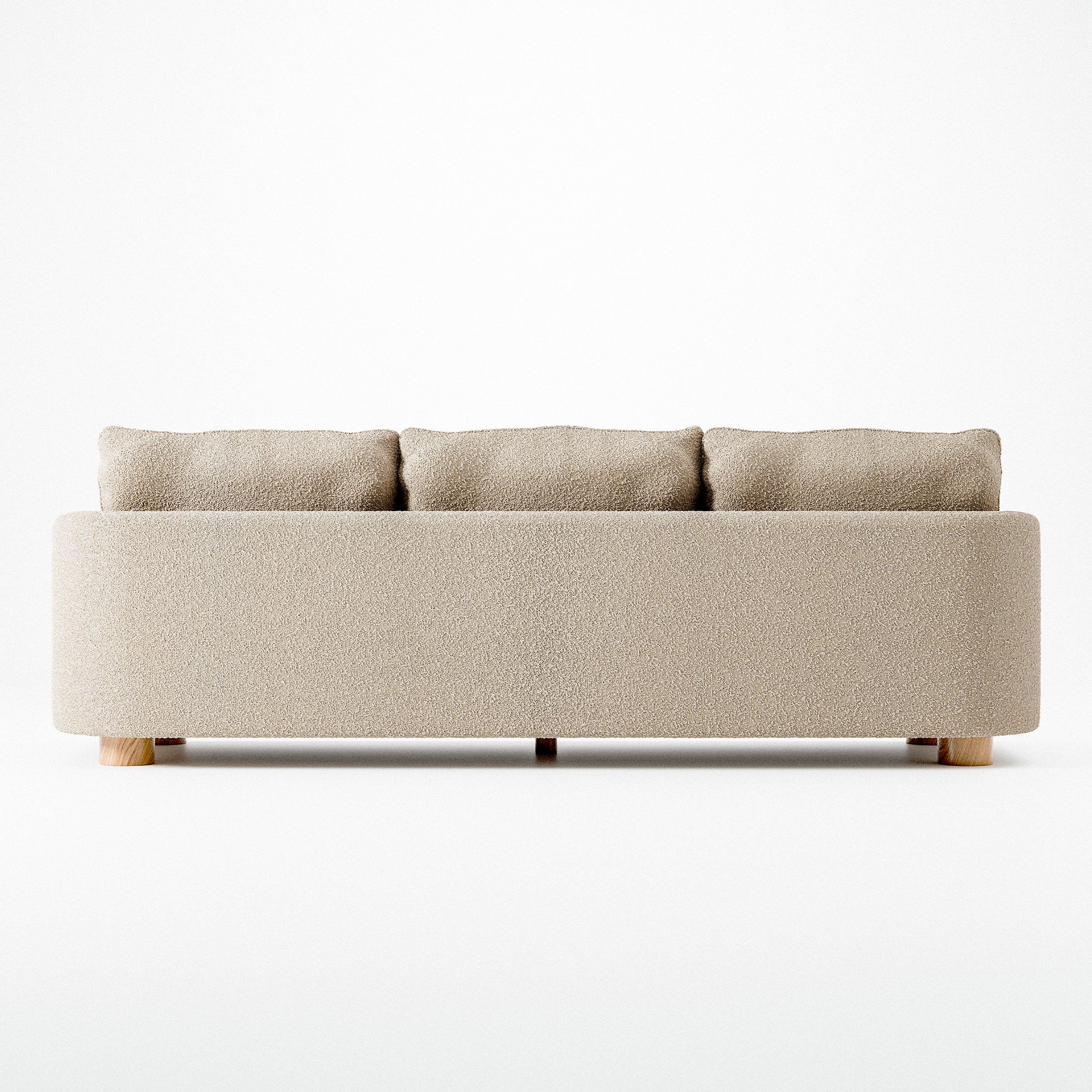 Miles Sofa - Boucle Beig - Dusty Deco