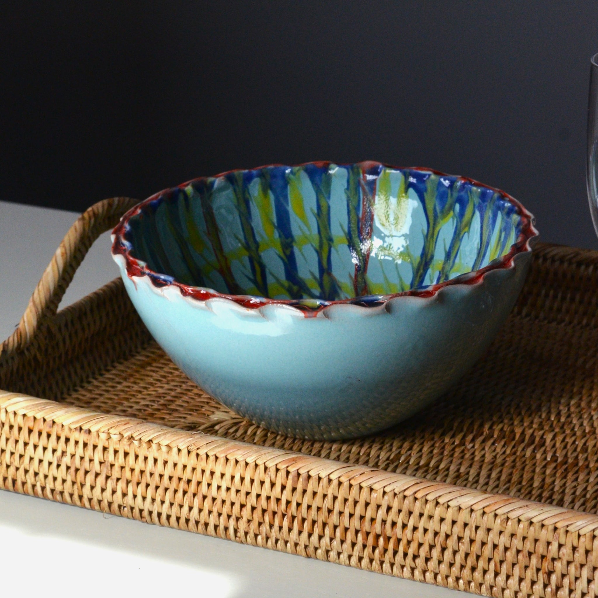 Fasano skål (Ø20) - Unika Keramik - 19
