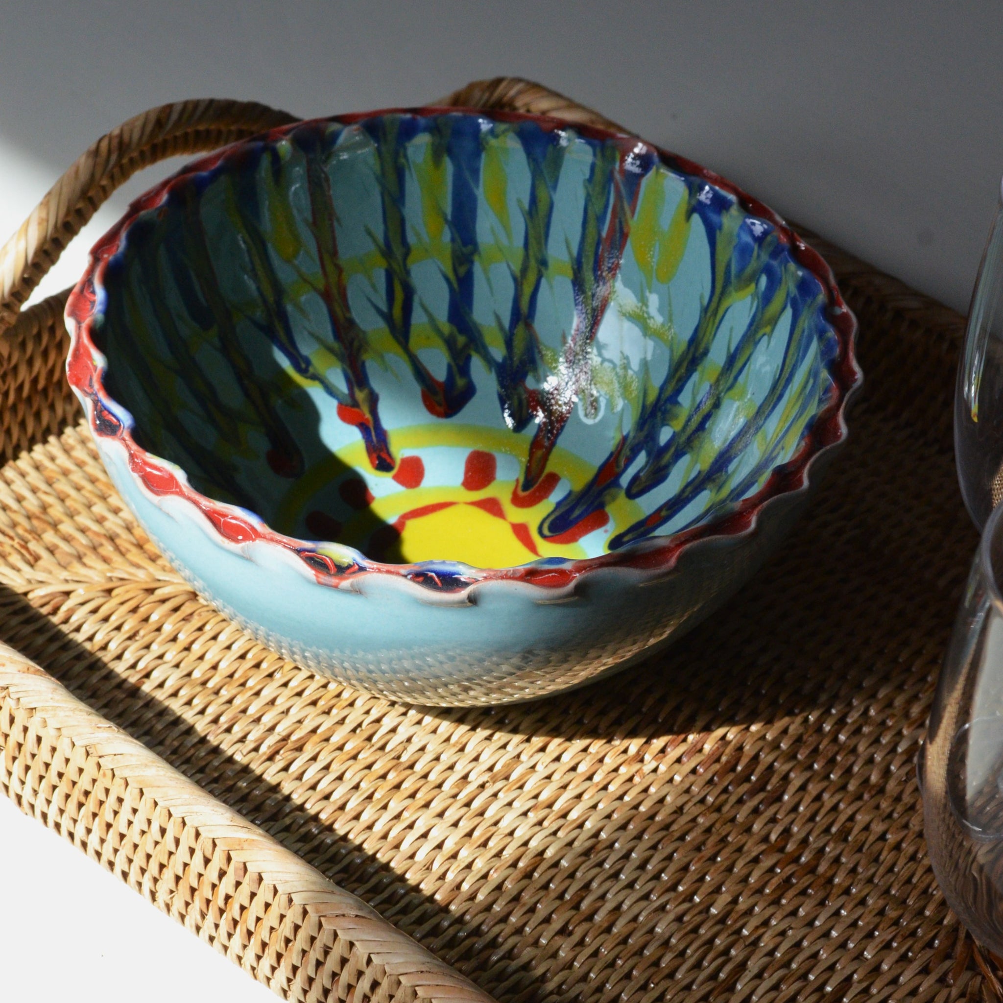 Fasano skål (Ø20) - Unika Keramik - 19