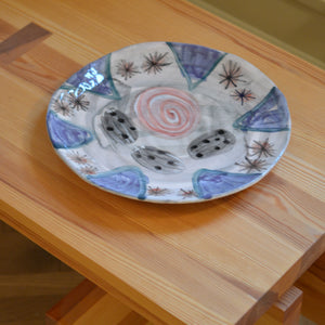 Handmade small plate - 94 - Unique ceramics