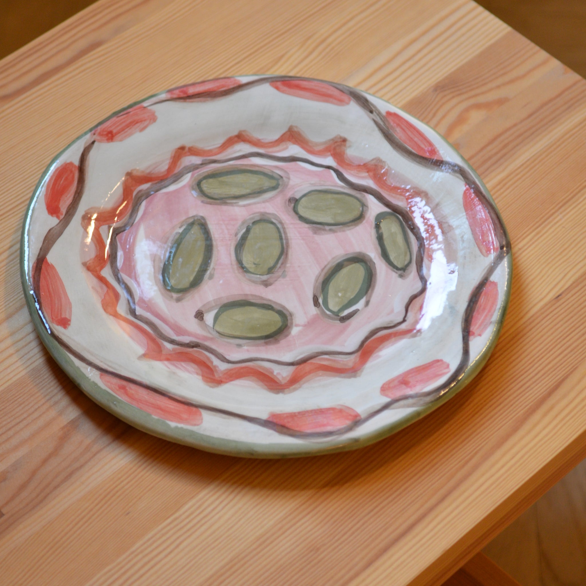 Handmade small plate - 94 - Unique ceramics