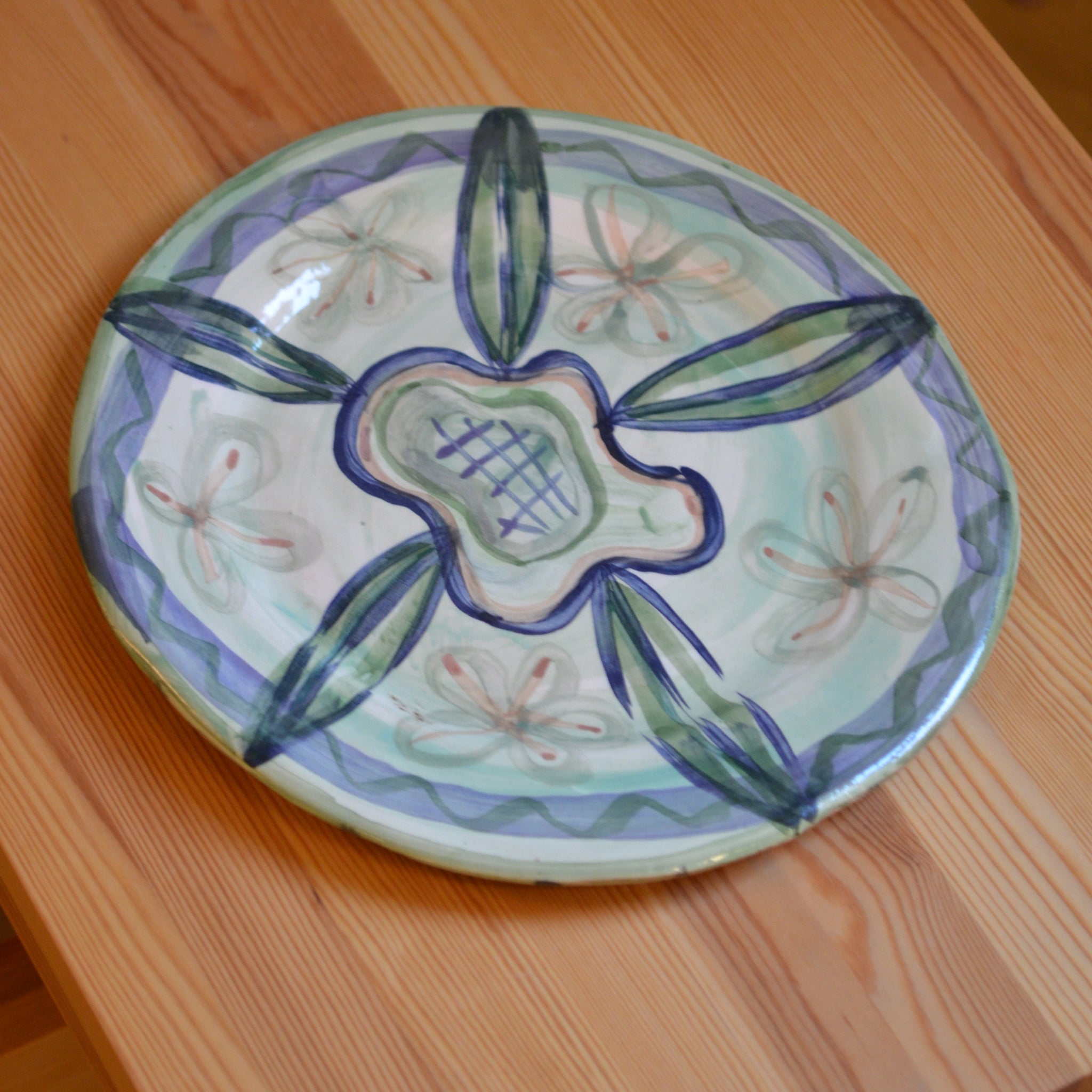 Handmade small plate - 94 - Unique ceramics