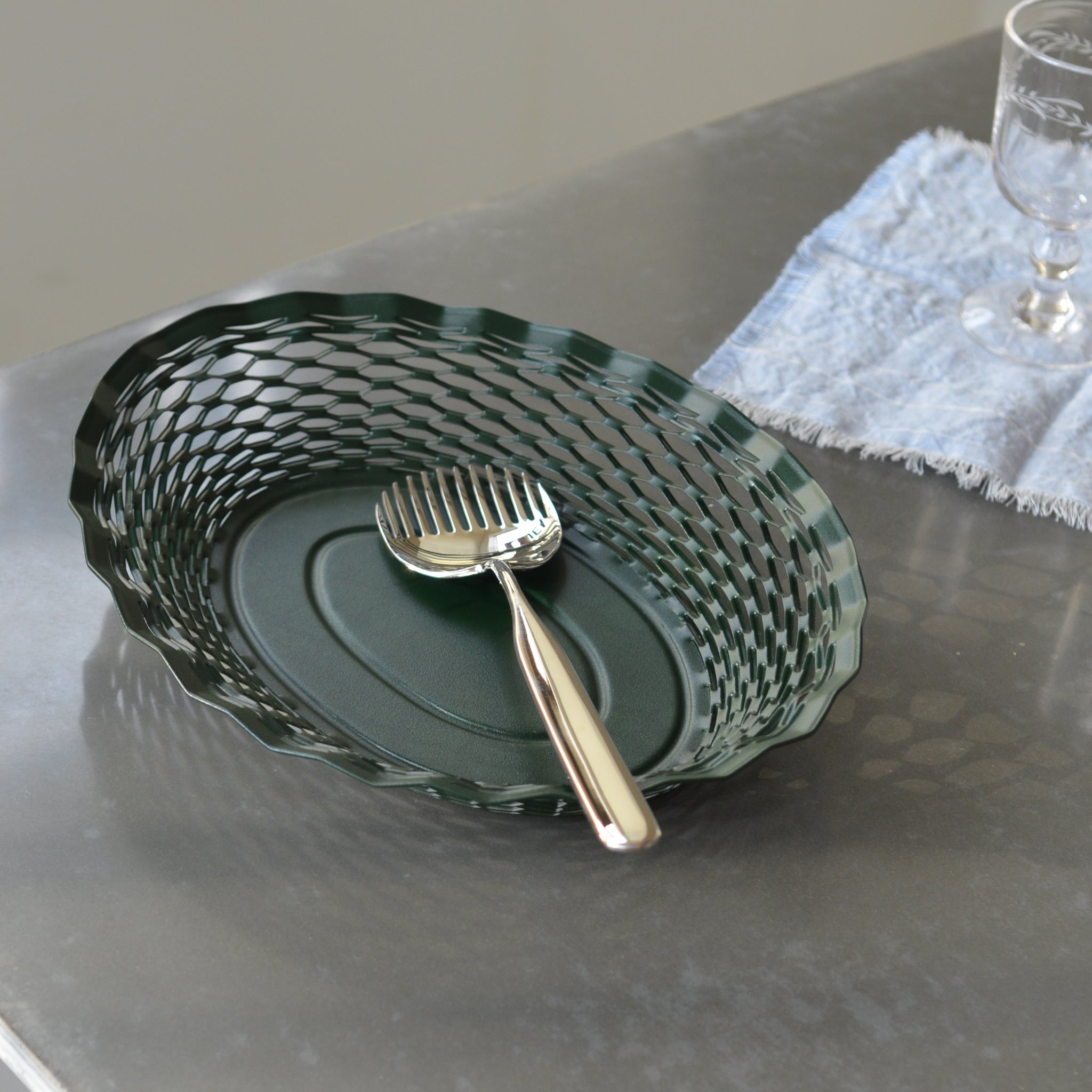 Bread basket - Dark green