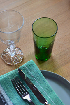 Water glass tall - France - Blue