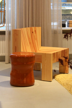 Organic Stool Pawn - Marie Michielssen - Rust
