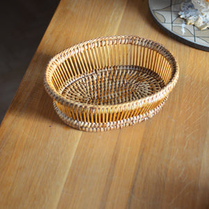 Oval tray - Rattan