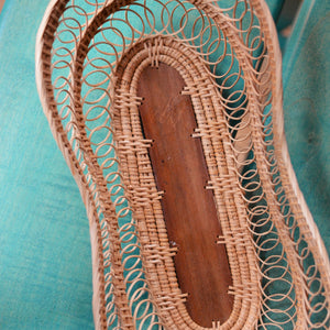 Oval kurv - Rattan