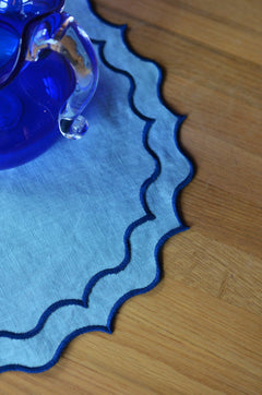 Chiarastella Cattana - Napkin - Greta - Garda Blue