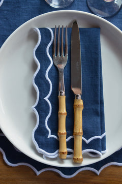 Chiarastella Cattana - Napkin - Greta - Garda Blue