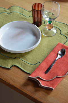 Chiarastella Cattana - Napkin - Greta - Garda Blue