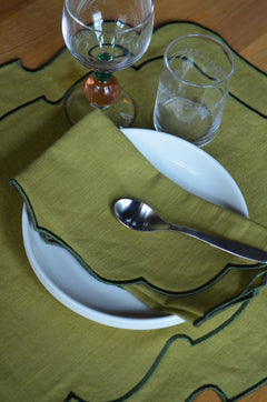 Chiarastella Cattana - Napkin - Greta - Garda Blue