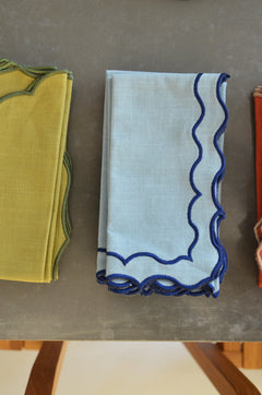Chiarastella Cattana - Napkin - Greta - Garda Blue