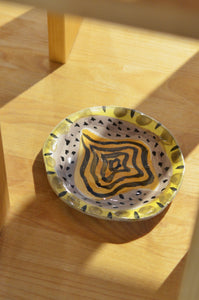 Håndlavet lille tallerken 3 - Unika keramik